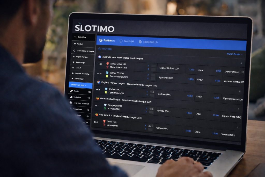 Slotimo sportsbook betting odds
