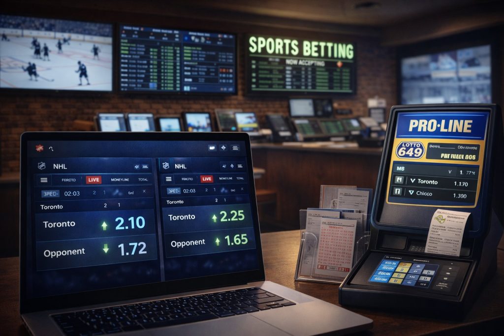 Sports betting odds in Canada across platforms