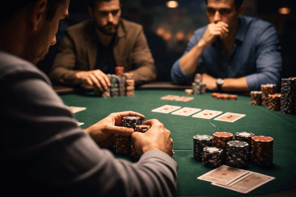 Live-Poker-Strategieszene am Tisch – Slotimo Blog