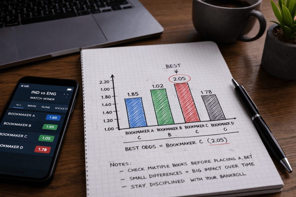 Odds Comparison for Cricket Matches - Slotimo blog