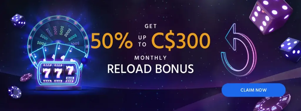 Slotimo casino reload bonus