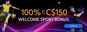 Sport betting welcom bonus from Slotimo