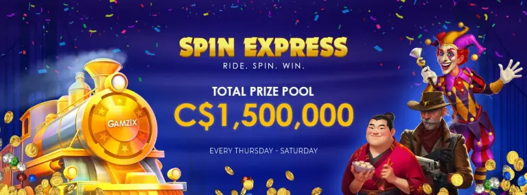Slotimo Spin Express Weekend Tournament for Canadian Players