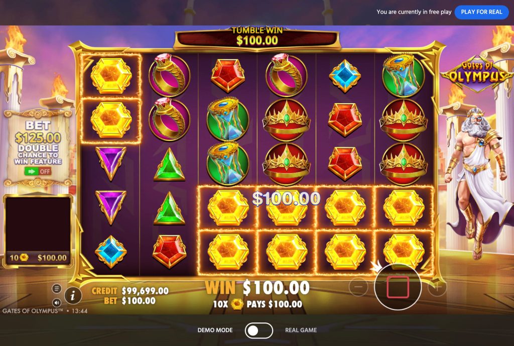 Slotimo Gates of Olympus Online Slot Demo and Real Money Interface 100