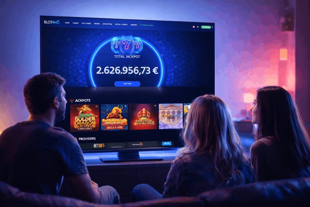 Slotimo Casino Jackpot-Spiele mit progressiven und fixen Preispools