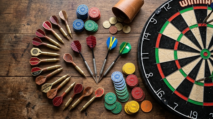 various darts betting symbols and options