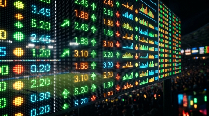dynamic betting odds reflect game progress