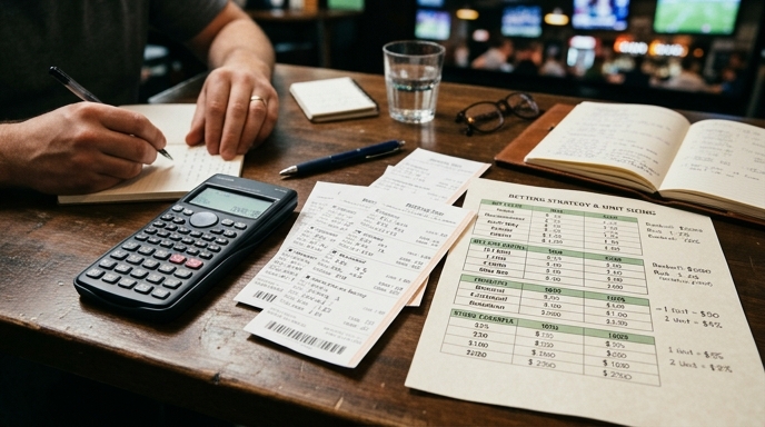 Calculation of bet sizes for sports betting