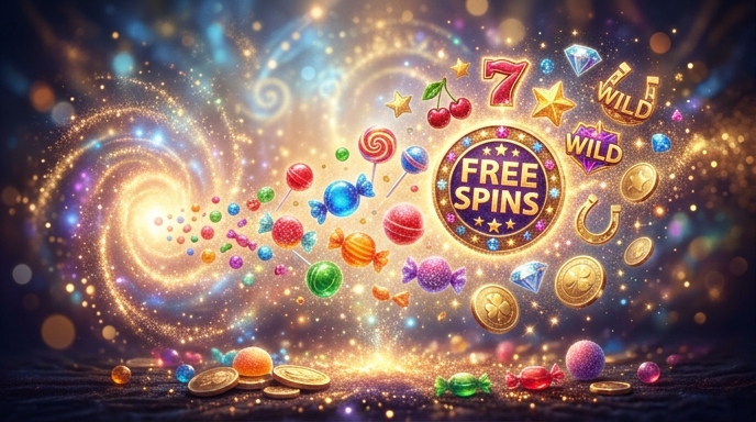 Free spins feature in Sugar Rush