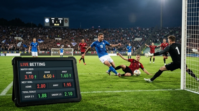 Dynamic live betting experience with real-time odds