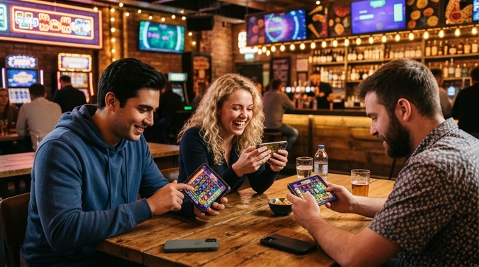 Mobile gaming experience with Slotimo