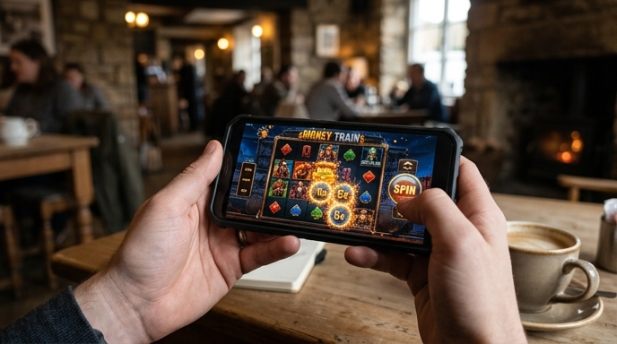 Screenshot of Money Train gameplay on mobile devices