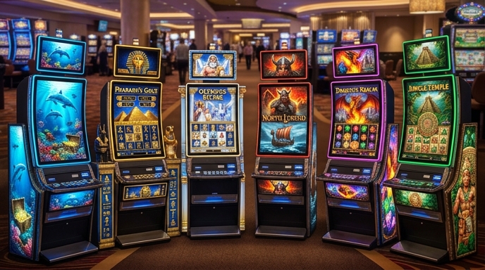 Diverse Novomatic slot themes