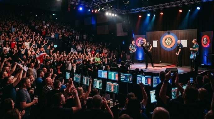 PDC and BDO darts event symbols