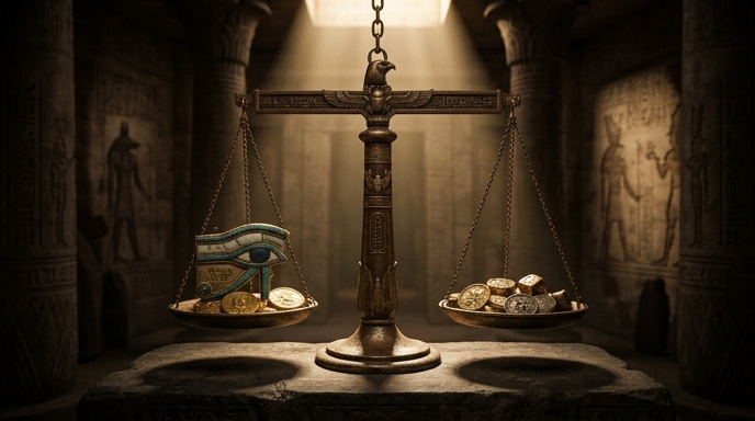 Visual representation of setting gambling limits in the Eye of Horus game.