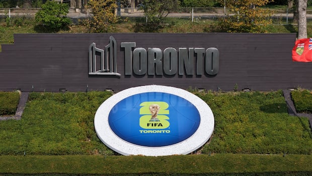City of Toronto and FIFA World Cup 2026 logos side by side on a white background