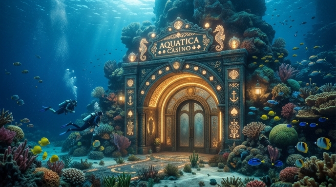 Slotimo casino theme with oceanic visuals