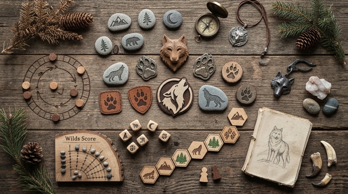 Gameplay elements of Wolf Gold slot