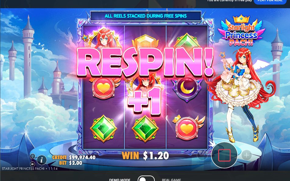 Starlight Princess Freispiele Bonusfunktion