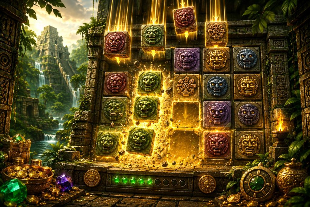 Gonzo's Quest Avalanche-Feature und Spielmechanik bei Slotimo