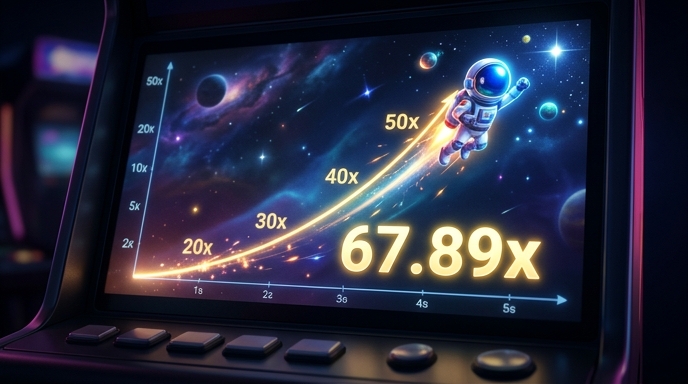 Visual representation of the Spaceman slot with growing multipliers